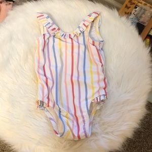 Old navy 6-12 striped swimsuit